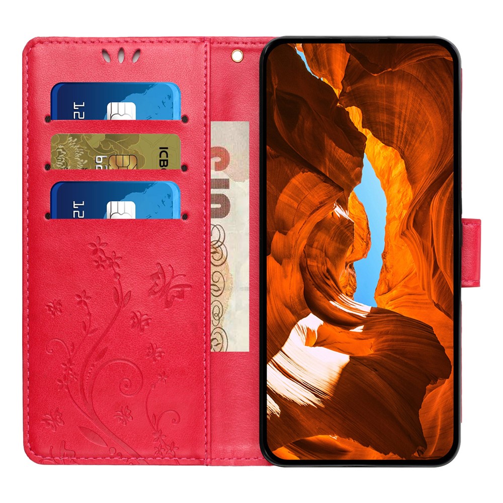  iPhone 17 Pro Fodral Med Blommigt Tryck Röd - Teknikhallen.se