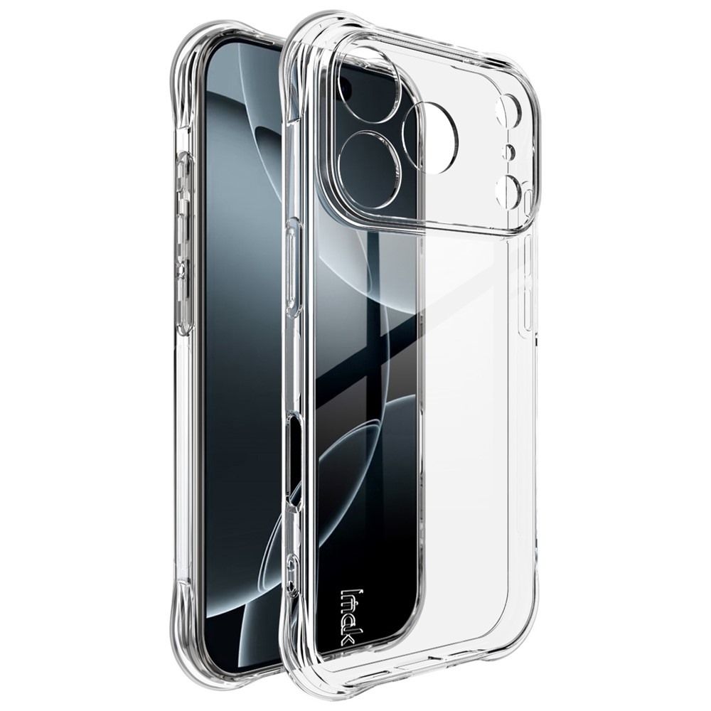 IMAK IMAK iPhone 17 Pro Skal TPU AirBag Shockproof Svart - Teknikhallen.se