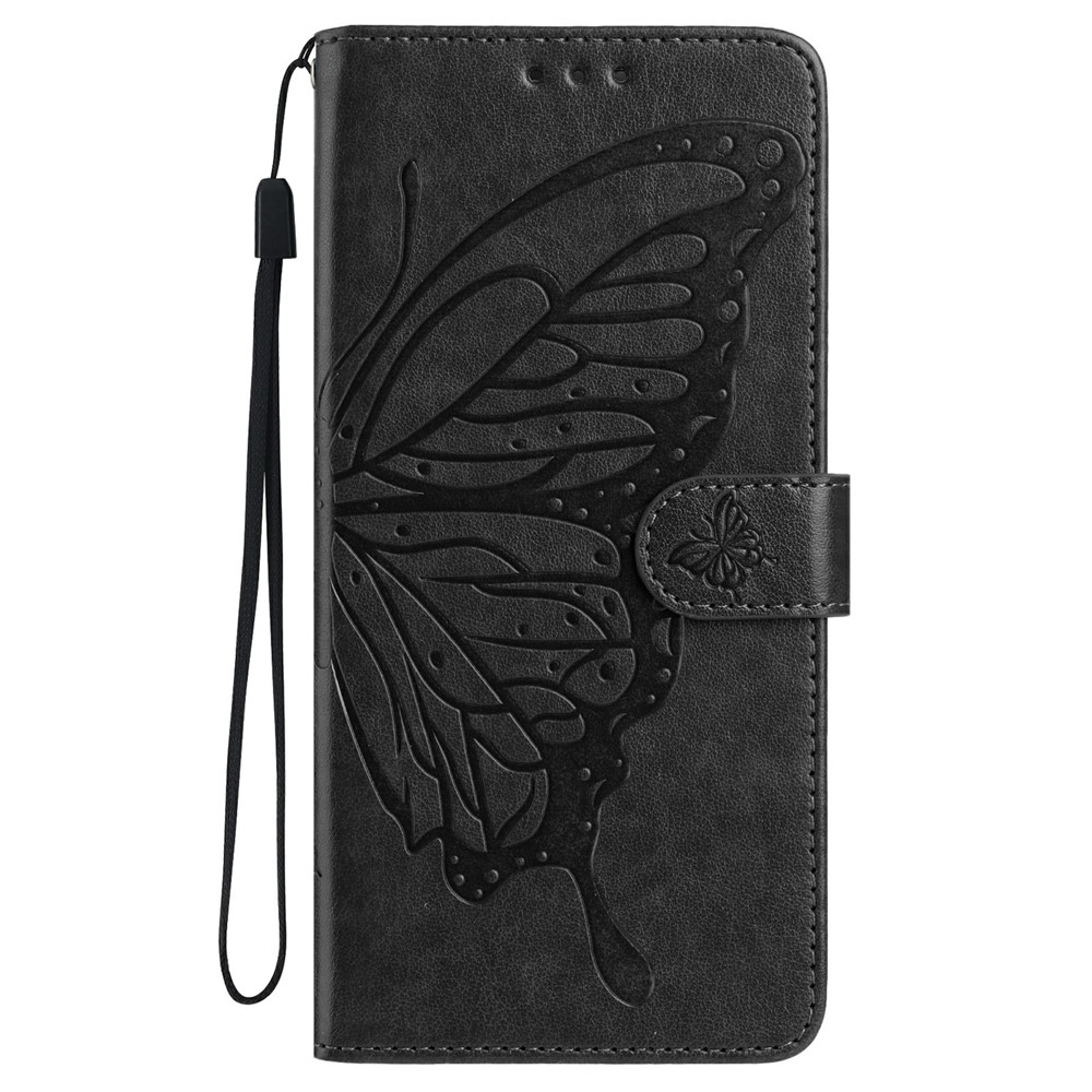  iPhone 17 Pro Fodral Med Fjäril Tryck Svart - Teknikhallen.se