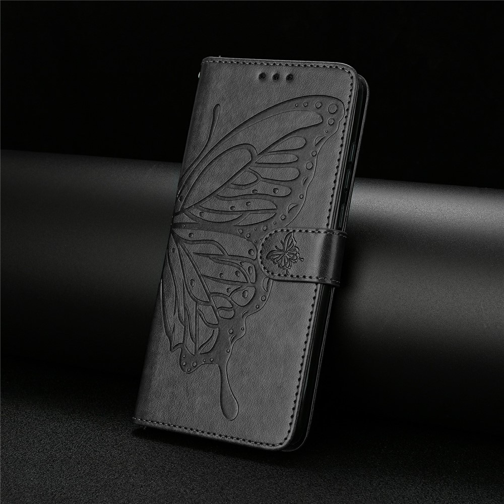  iPhone 17 Pro Fodral Med Fjäril Tryck Svart - Teknikhallen.se
