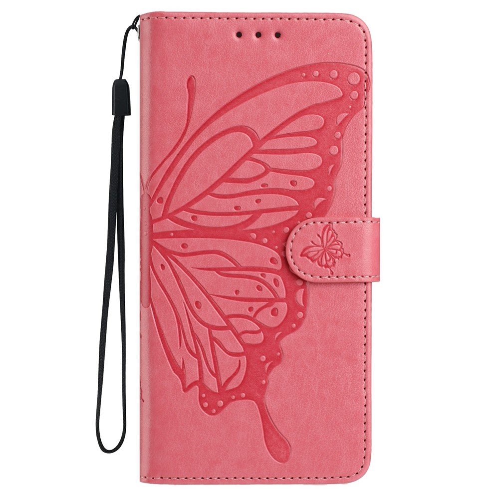  iPhone 17 Pro Fodral Med Fjäril Tryck Rosa - Teknikhallen.se