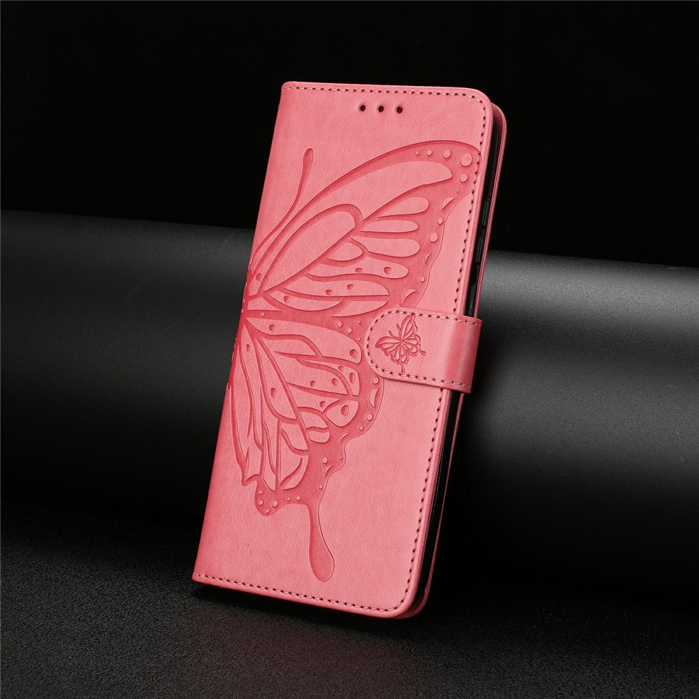  iPhone 17 Pro Fodral Med Fjäril Tryck Rosa - Teknikhallen.se