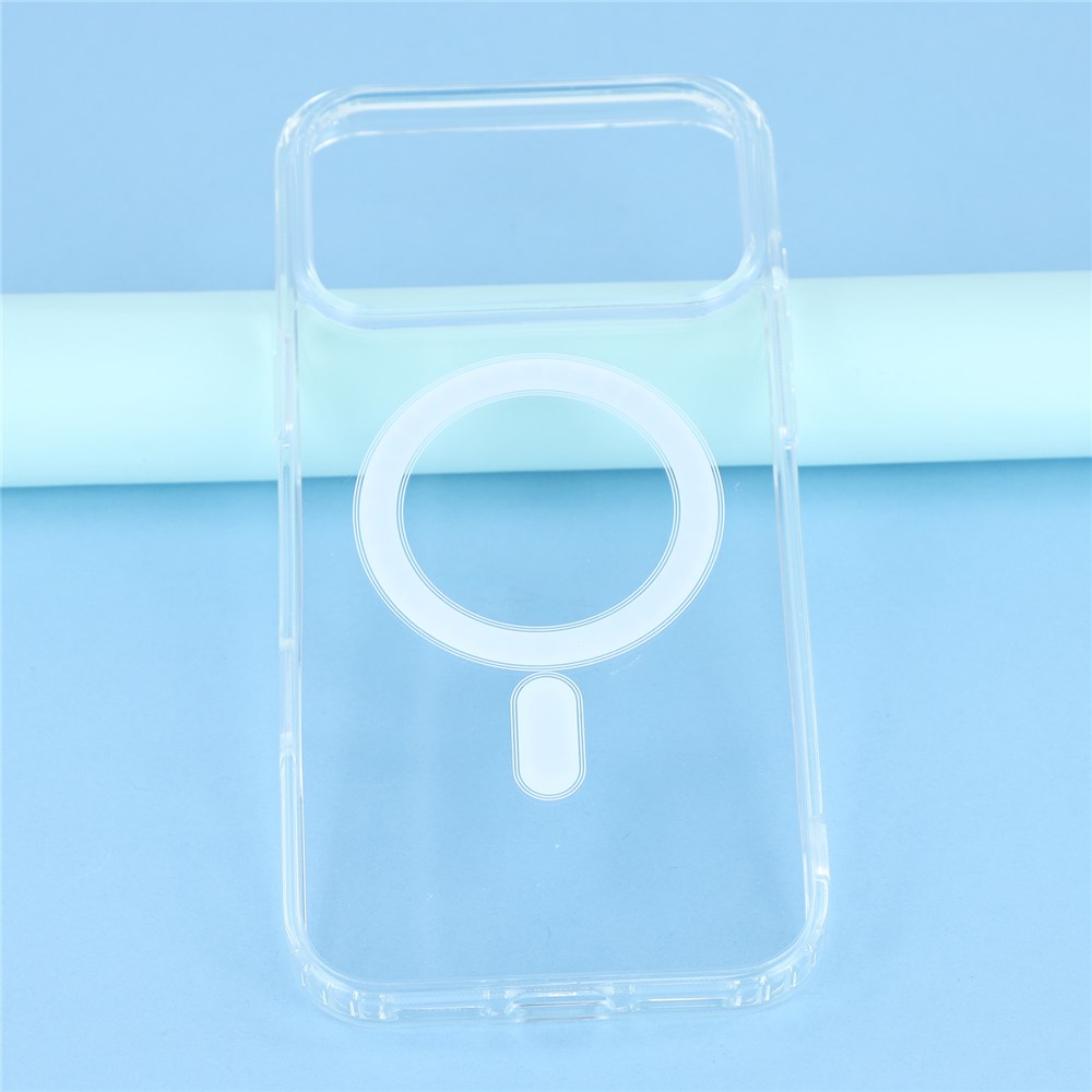  iPhone 17 Pro Skal MagSafe Hybrid Transparent - Teknikhallen.se