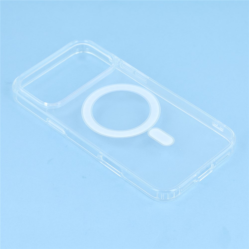  iPhone 17 Pro Skal MagSafe Hybrid Transparent - Teknikhallen.se