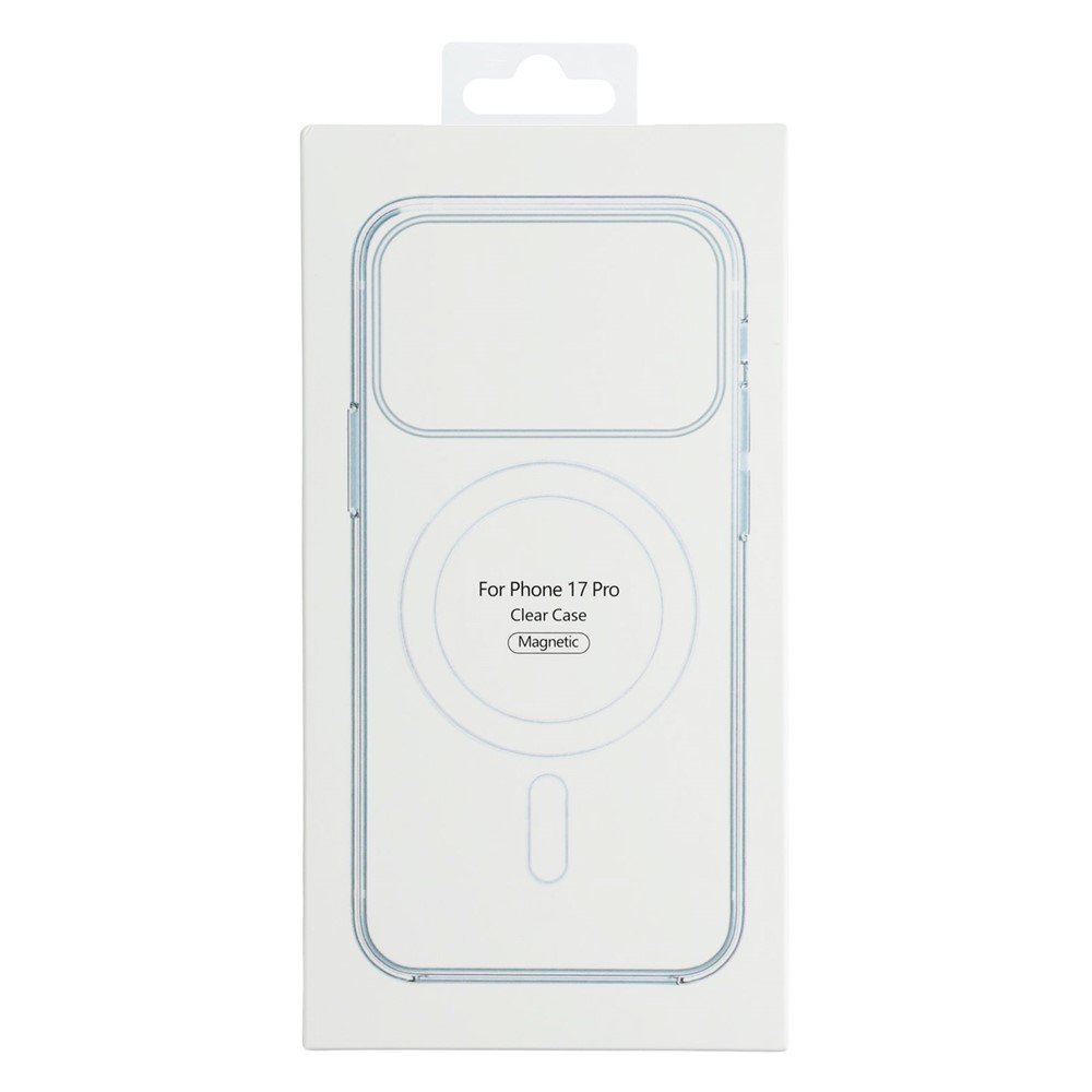  iPhone 17 Pro Skal MagSafe Hybrid Transparent - Teknikhallen.se