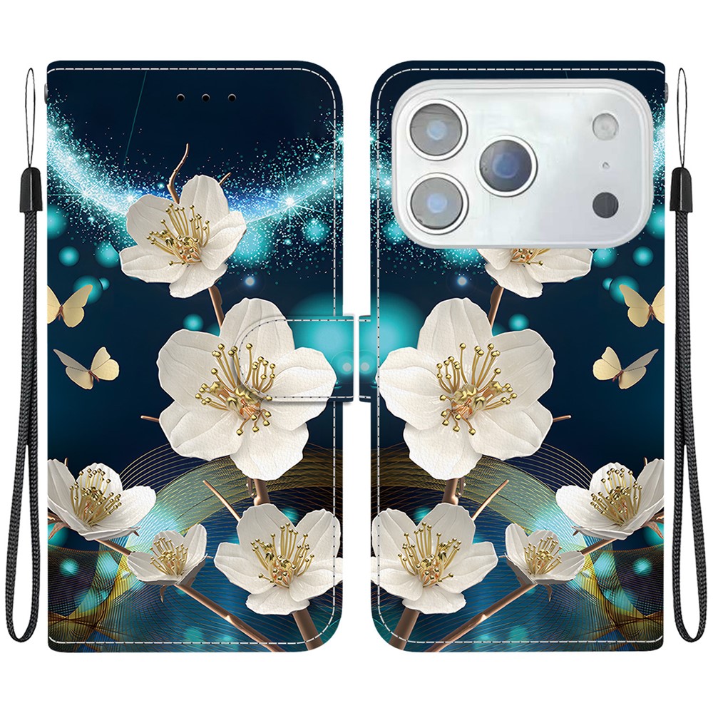  iPhone 17 Pro Fodral Med Tryck Blommor - Teknikhallen.se