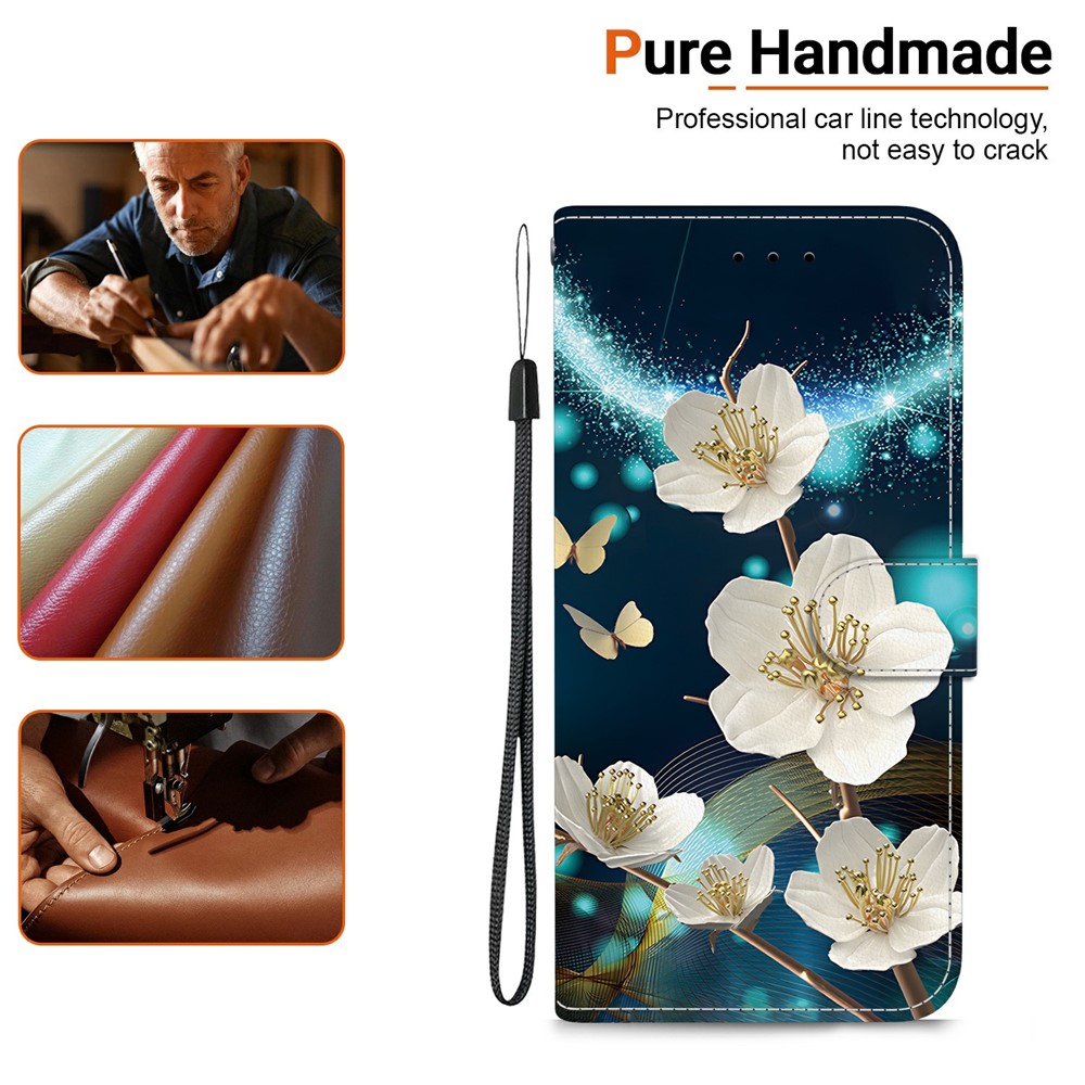  iPhone 17 Pro Fodral Med Tryck Blommor - Teknikhallen.se