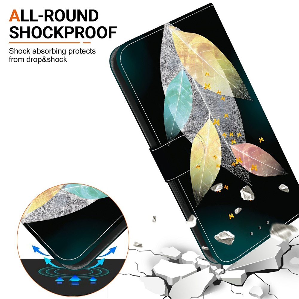  iPhone 17 Pro Fodral Med Tryck Färgglada Löv - Teknikhallen.se