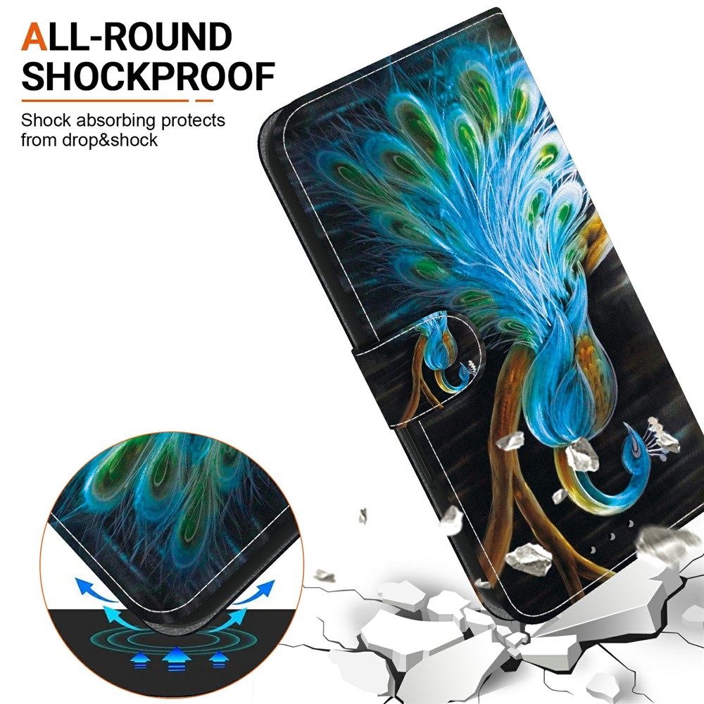 iPhone 17 Pro Fodral Med Tryck Peacock - Teknikhallen.se