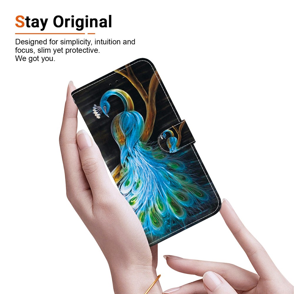  iPhone 17 Pro Fodral Med Tryck Peacock - Teknikhallen.se