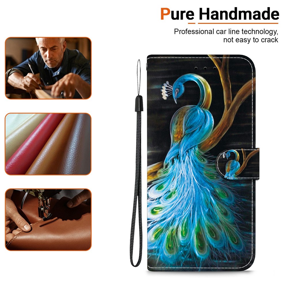  iPhone 17 Pro Fodral Med Tryck Peacock - Teknikhallen.se