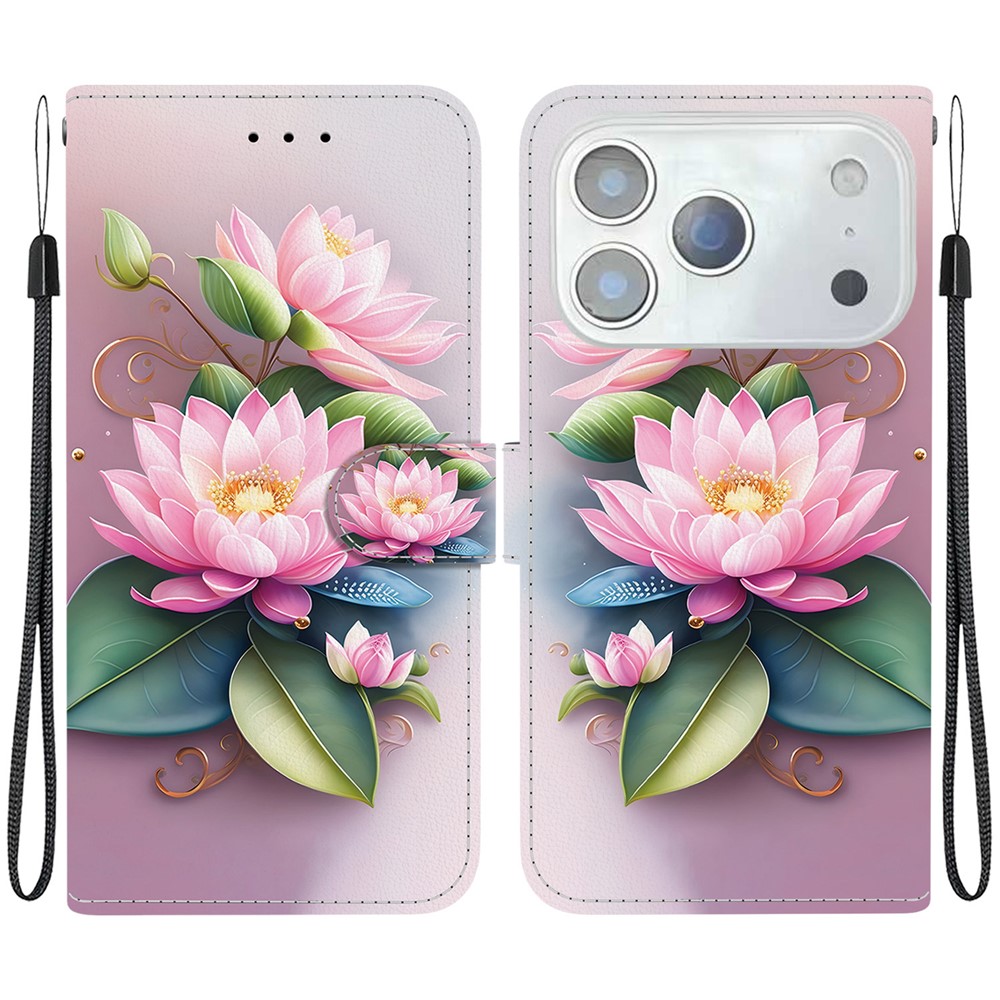  iPhone 17 Pro Fodral Med Tryck Blommor - Teknikhallen.se