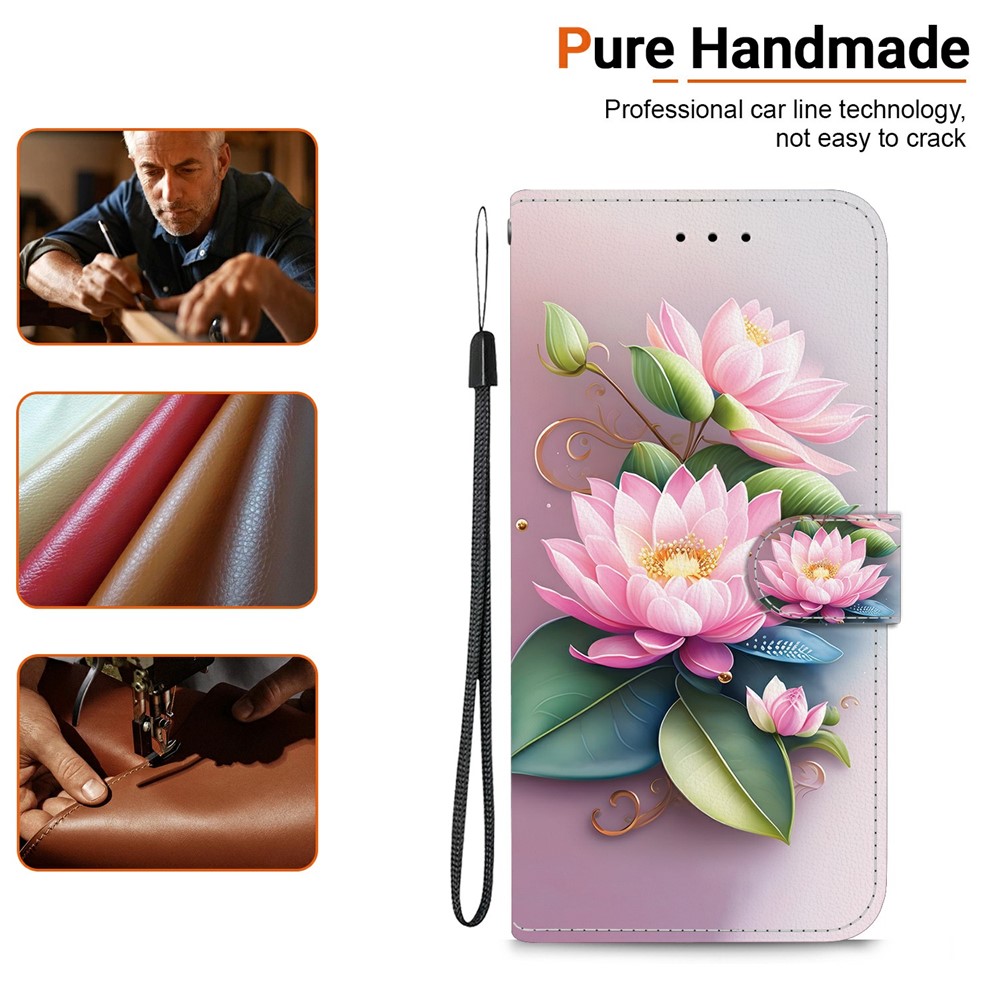  iPhone 17 Pro Fodral Med Tryck Blommor - Teknikhallen.se