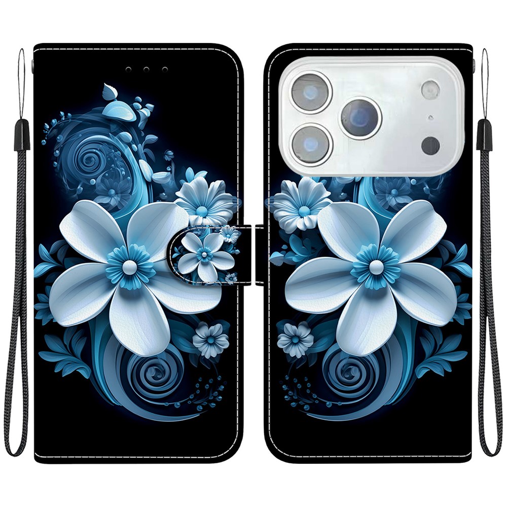  iPhone 17 Pro Fodral Med Tryck Blommor - Teknikhallen.se