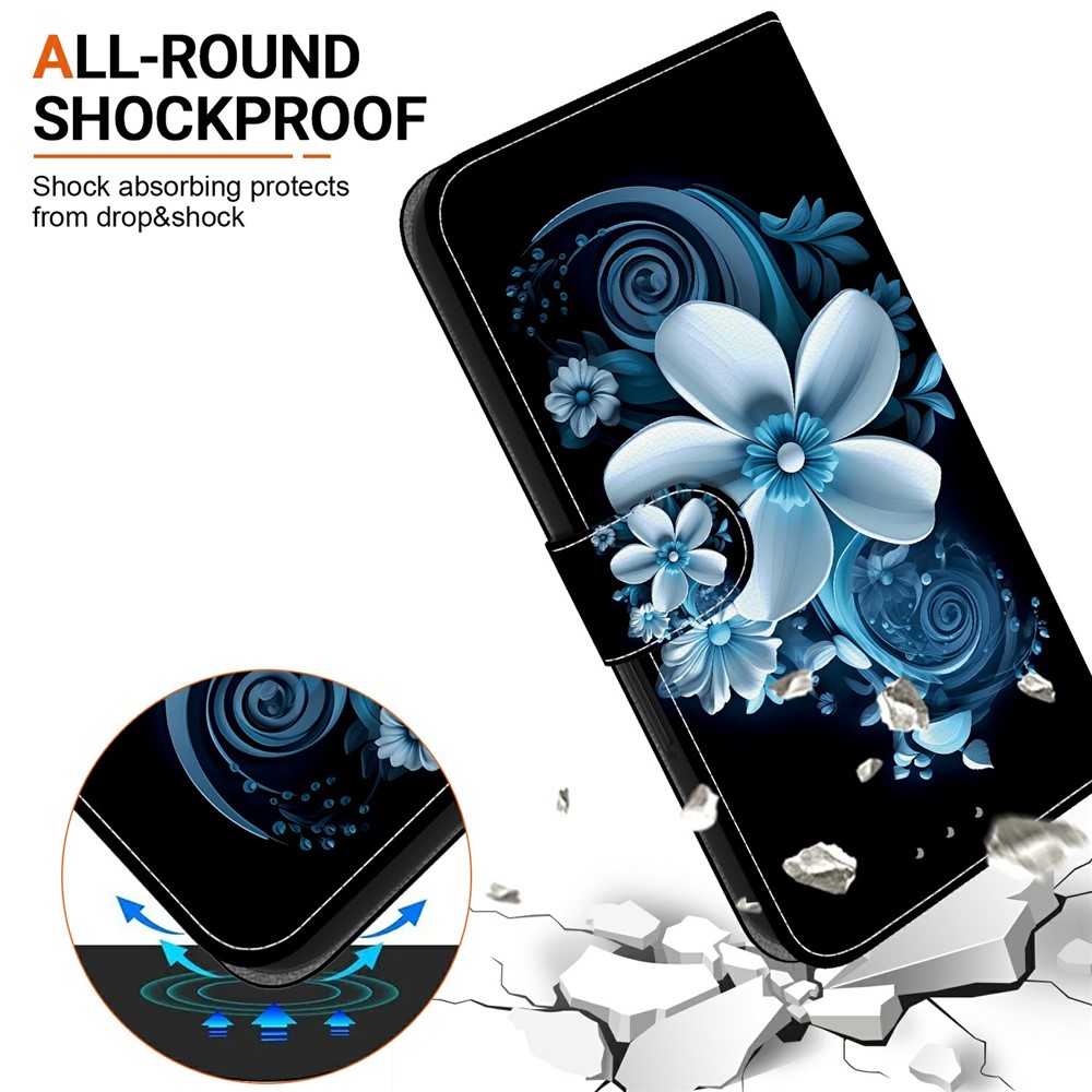  iPhone 17 Pro Fodral Med Tryck Blommor - Teknikhallen.se