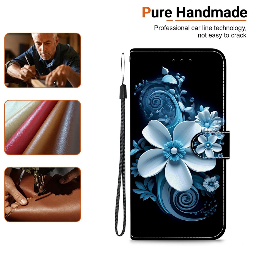  iPhone 17 Pro Fodral Med Tryck Blommor - Teknikhallen.se