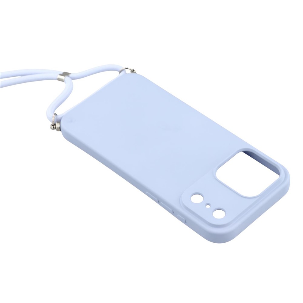  iPhone 17 Pro Skal Med Mobilsnöre TPU Lila - Teknikhallen.se