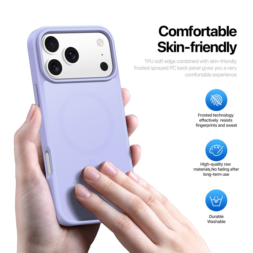 DUX DUCIS DUX DUCIS iPhone 17 Pro Skal MagSafe Yind Series Lila - Teknikhallen.se