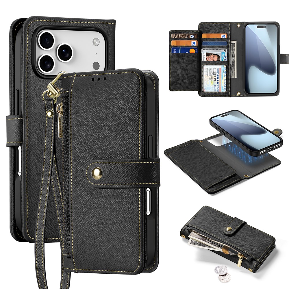 DUX DUCIS DUX DUCIS iPhone 17 Pro 2in1 Magnet Fodral Lawa Series Svart - Teknikhallen.se