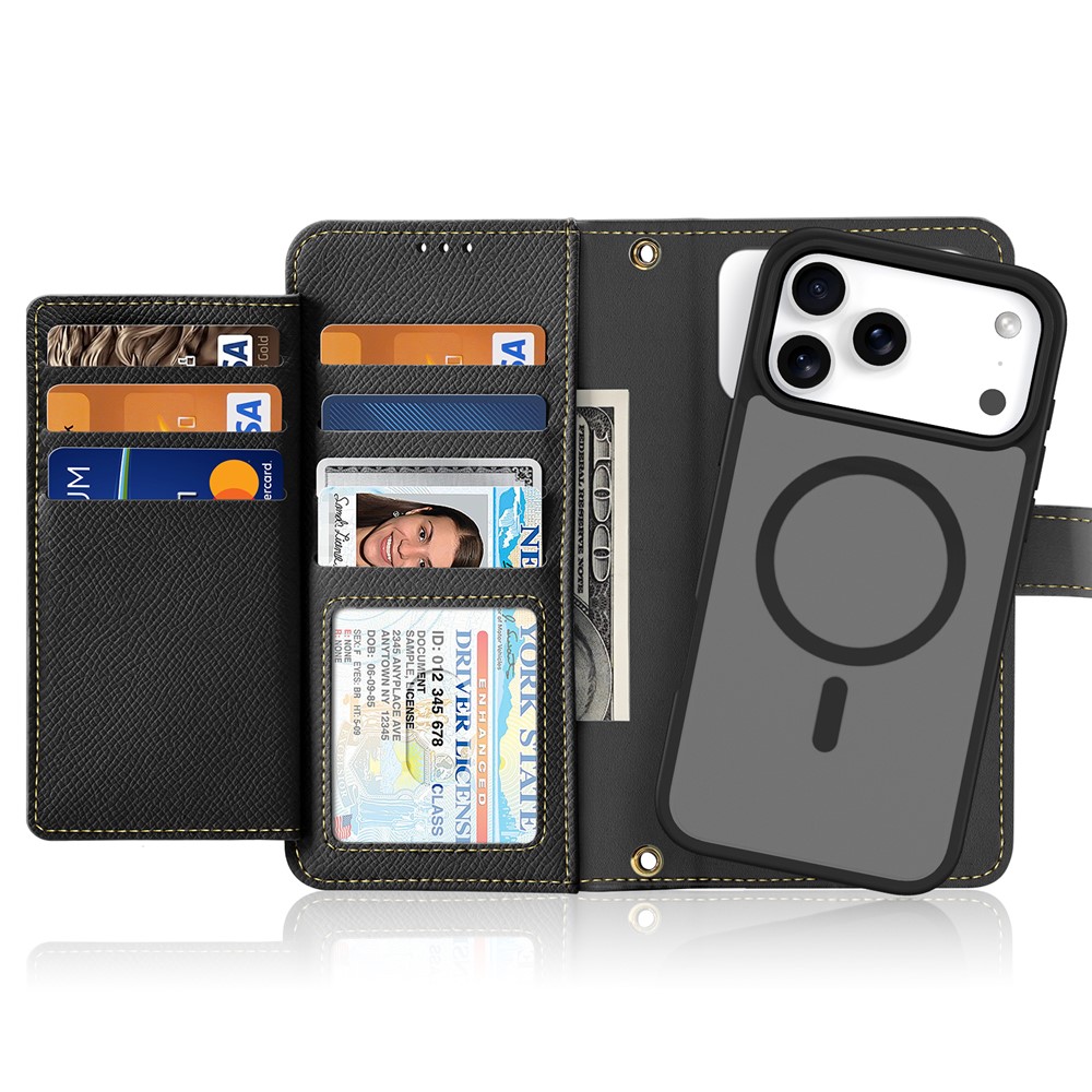 DUX DUCIS DUX DUCIS iPhone 17 Pro 2in1 Magnet Fodral Lawa Series Svart - Teknikhallen.se