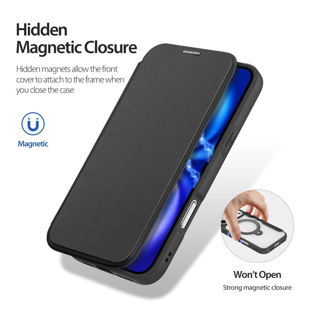 DUX DUCIS DUX DUCIS iPhone 17 Pro Fodral MagSafe Kickstand Skin X Pro - Teknikhallen.se