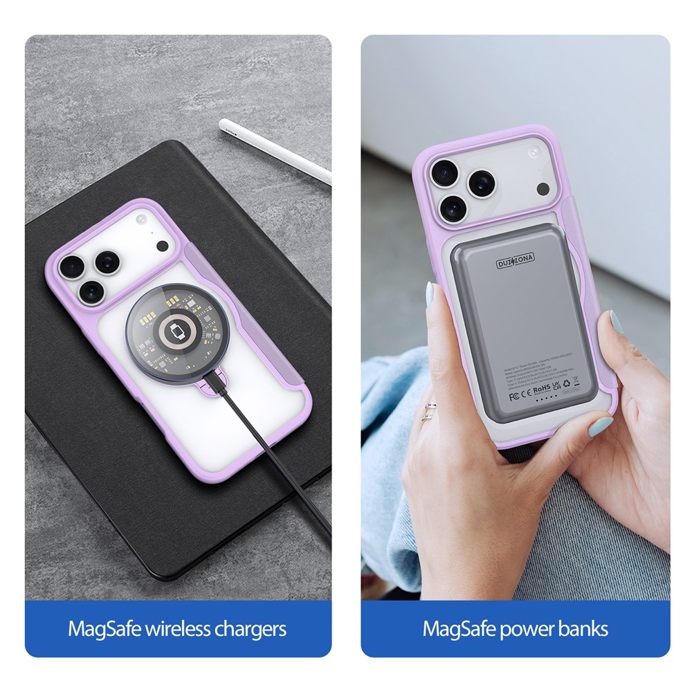 DUX DUCIS DUX DUCIS iPhone 17 Pro Fodral MagSafe Kickstand Skin X Pro - Teknikhallen.se