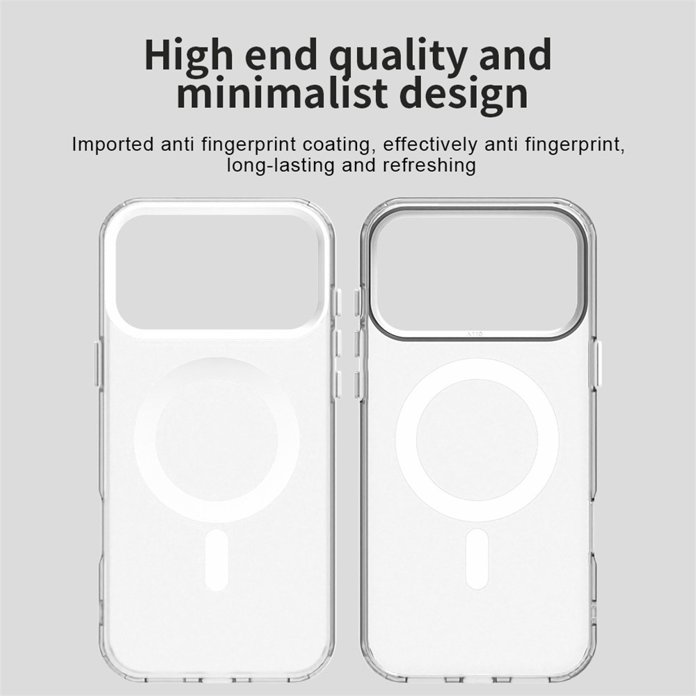 iPhone 17 Pro Skal MagSafe Hybrid Vit - Teknikhallen.se