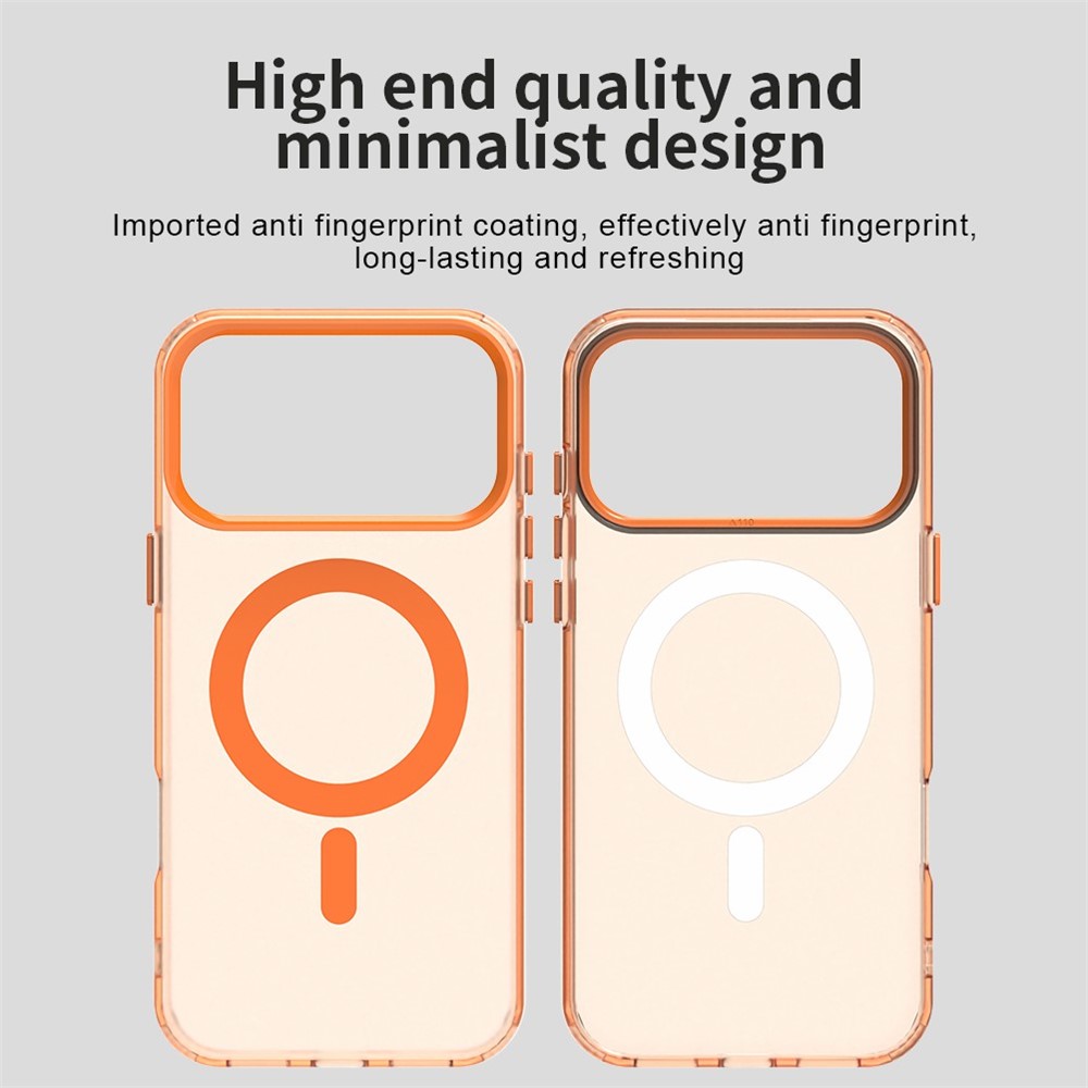 iPhone 17 Pro Skal MagSafe Hybrid Orange - Teknikhallen.se