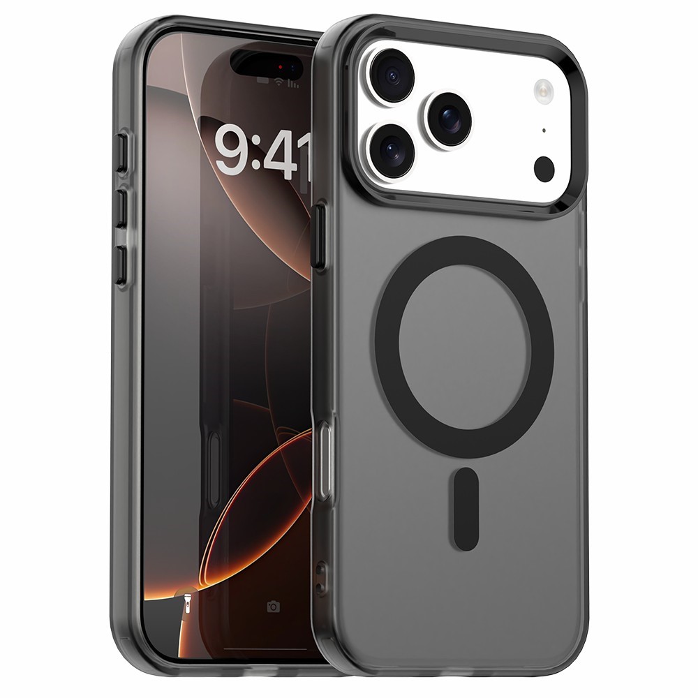  iPhone 17 Pro Skal MagSafe Hybrid Svart - Teknikhallen.se