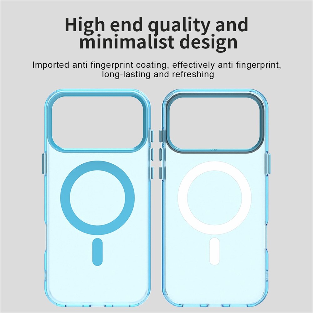  iPhone 17 Pro Skal MagSafe Hybrid Blå - Teknikhallen.se