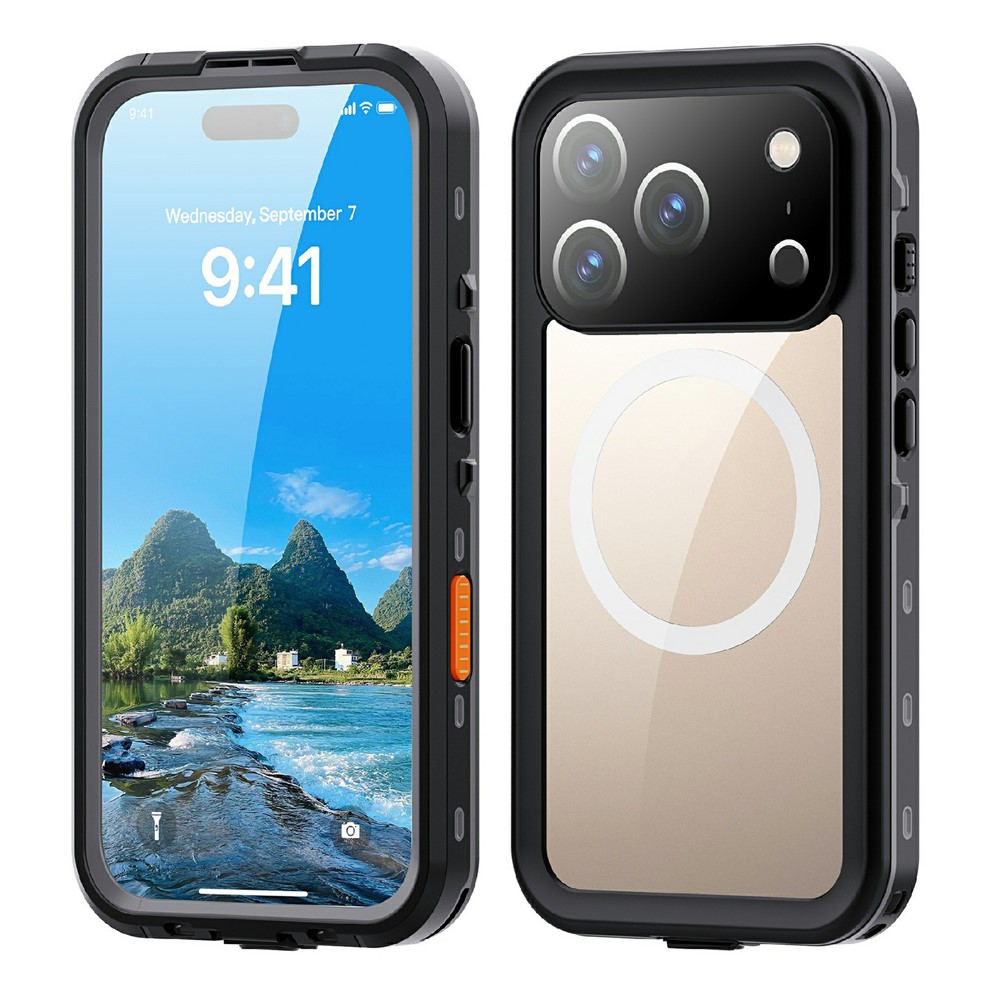 ShellBox ShellBox iPhone 17 Pro MagSafe IP68 Vattentät Skal Svart - Teknikhallen.se