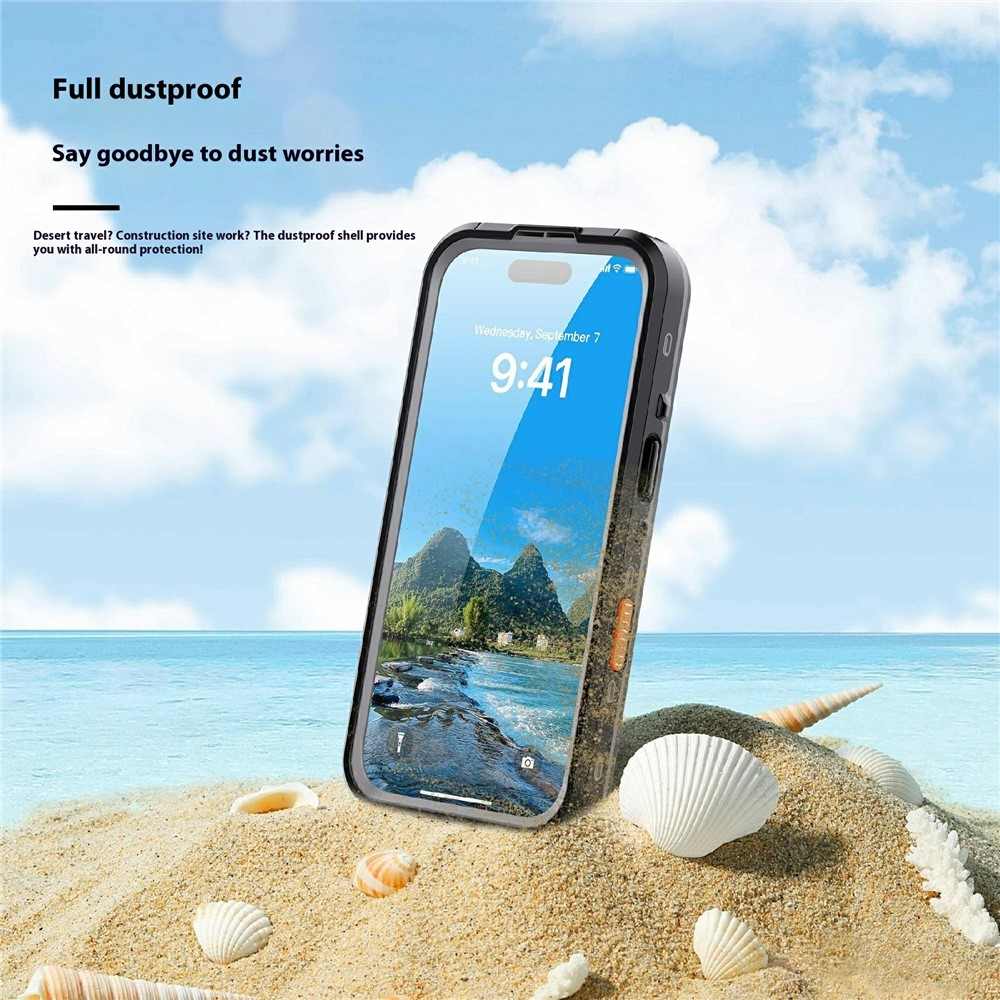 ShellBox ShellBox iPhone 17 Pro MagSafe IP68 Vattentät Skal Svart - Teknikhallen.se