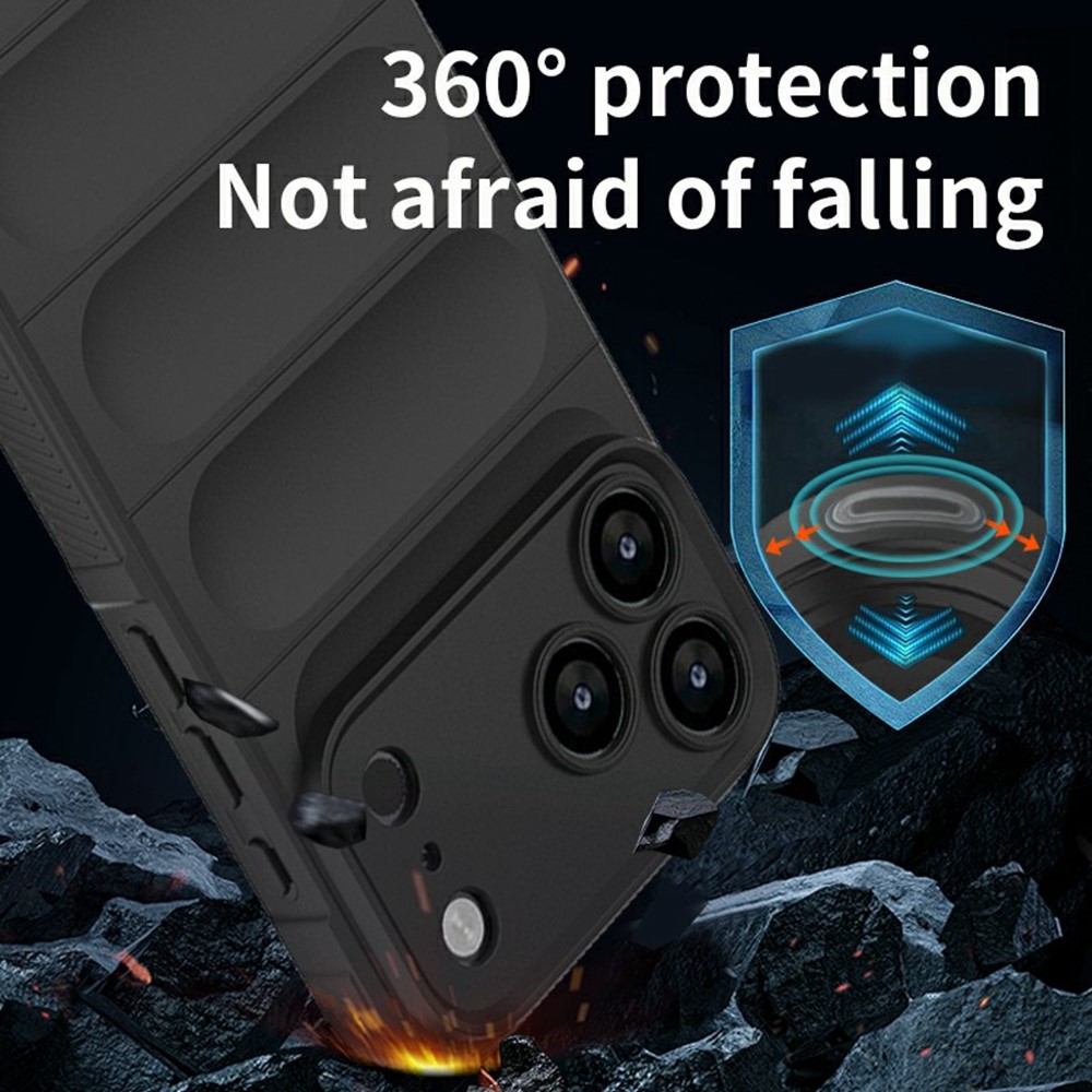  iPhone 17 Pro Skal Magic Shield Mörk Grå - Teknikhallen.se