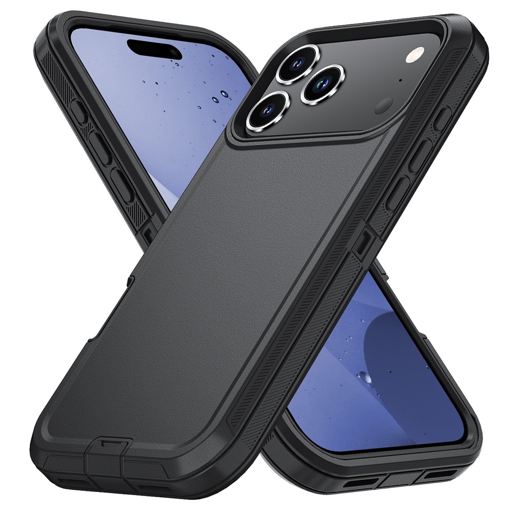  iPhone 17 Pro Skal Extreme Shockproof Hybrid Svart - Teknikhallen.se