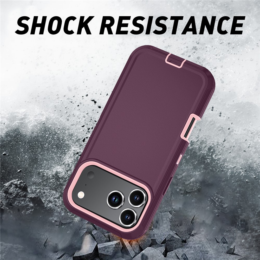  iPhone 17 Pro Skal Extreme Shockproof Hybrid Vinröd - Teknikhallen.se