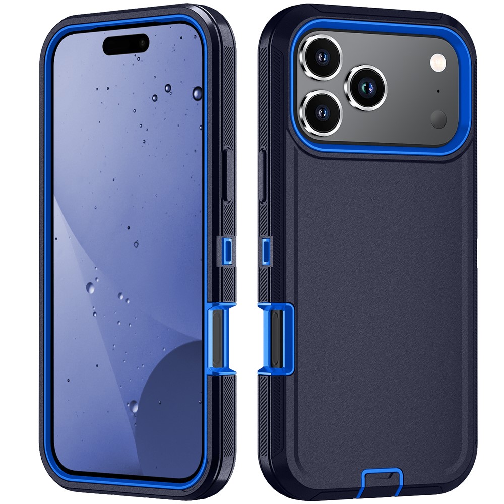  iPhone 17 Pro Skal Extreme Shockproof Hybrid Blå - Teknikhallen.se