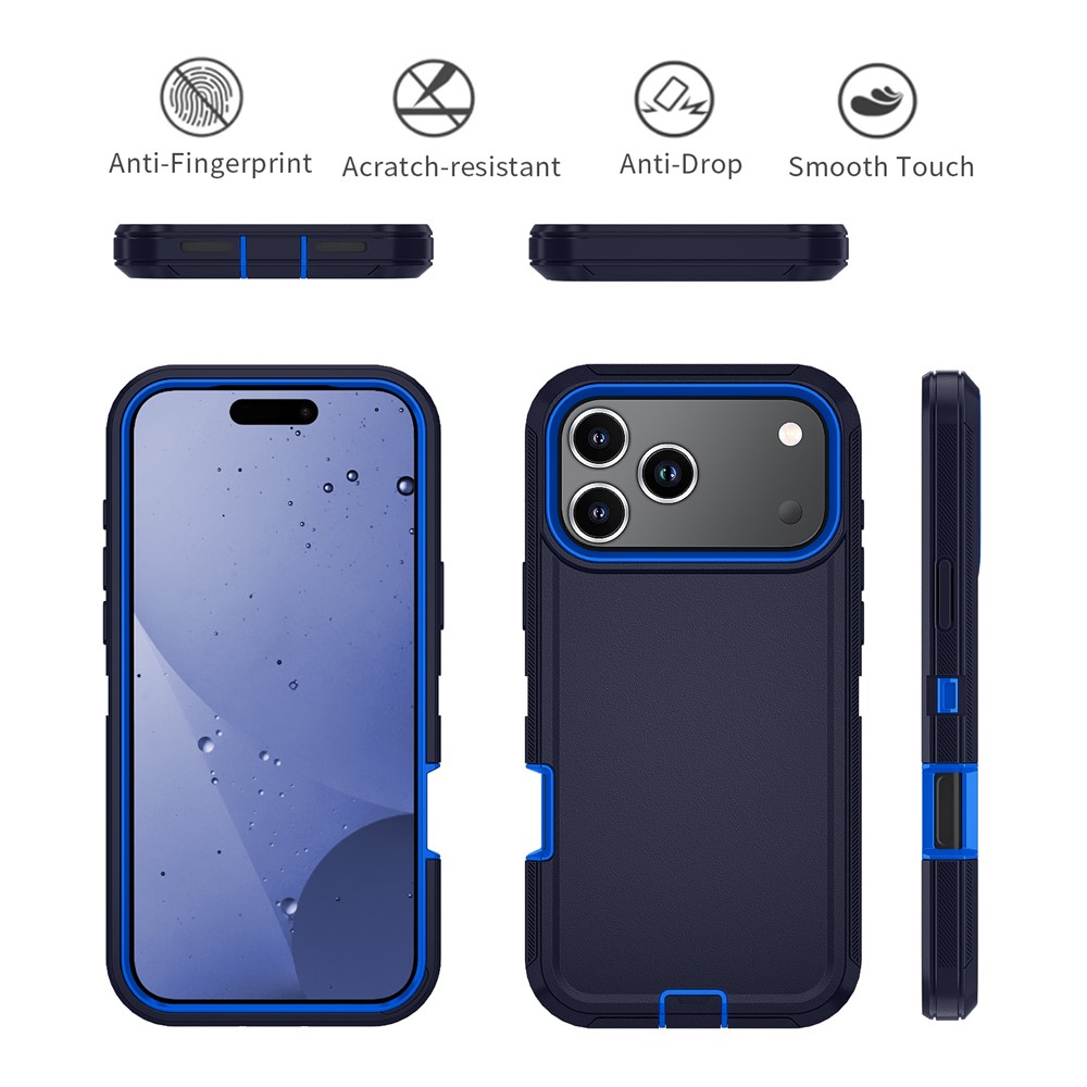  iPhone 17 Pro Skal Extreme Shockproof Hybrid Blå - Teknikhallen.se