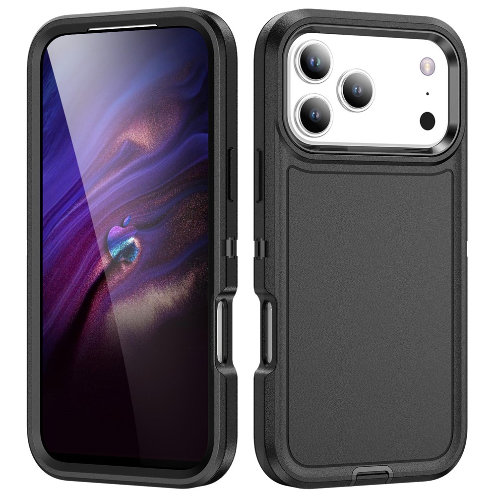  iPhone 17 Pro Skal Extreme Shockproof Hybrid Svart - Teknikhallen.se