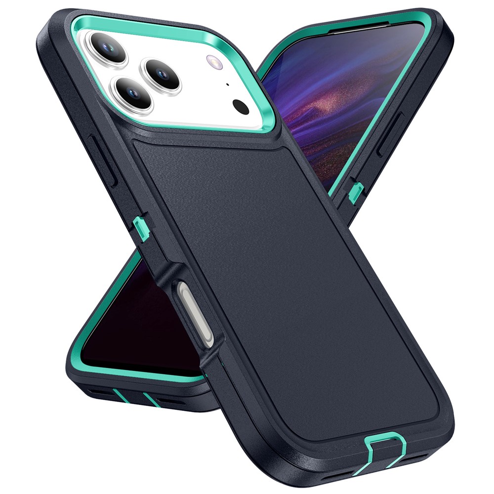  iPhone 17 Pro Skal Extreme Shockproof Hybrid Mörk Blå - Teknikhallen.se