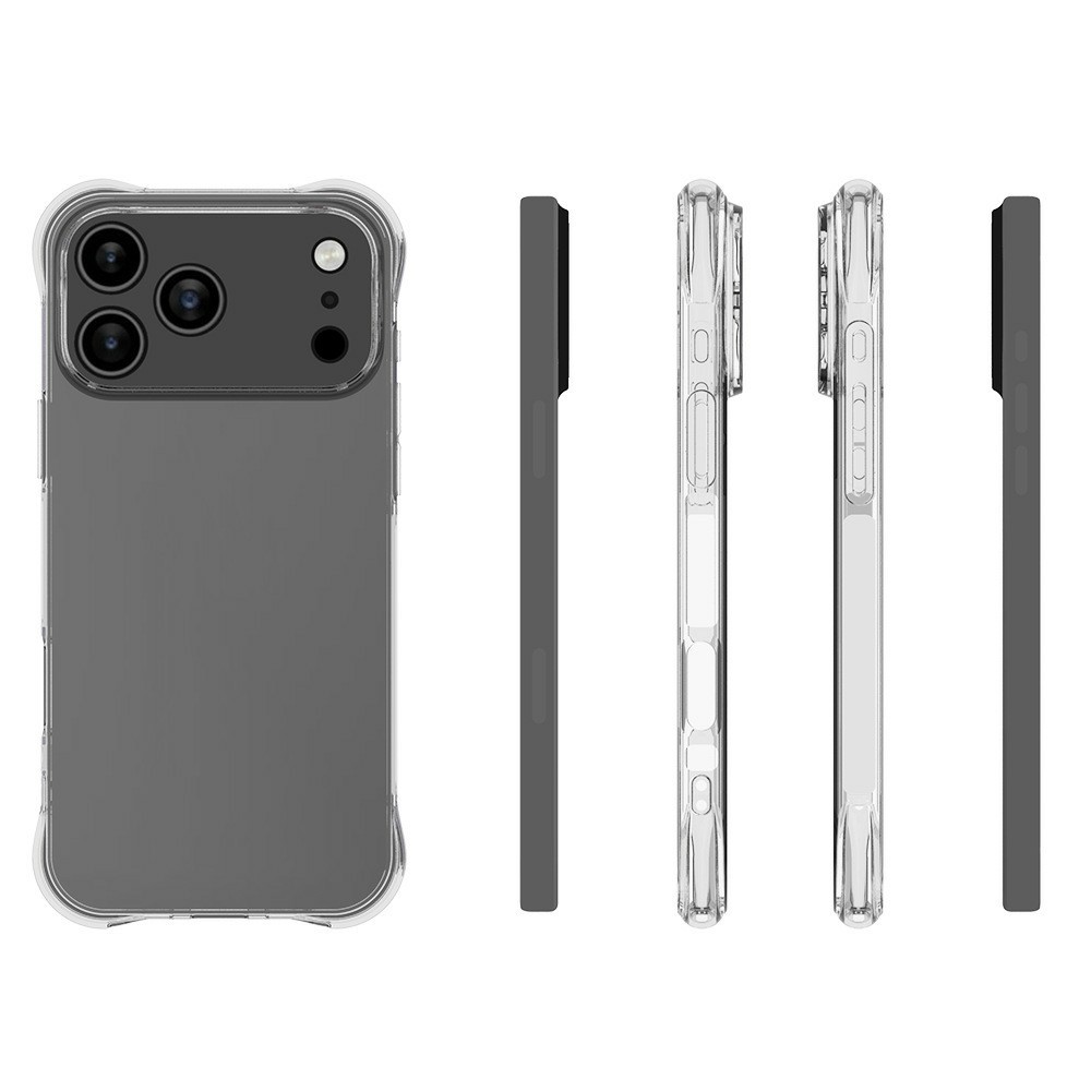  iPhone 17 Pro Max Skal Shockproof TPU Transparent - Teknikhallen.se