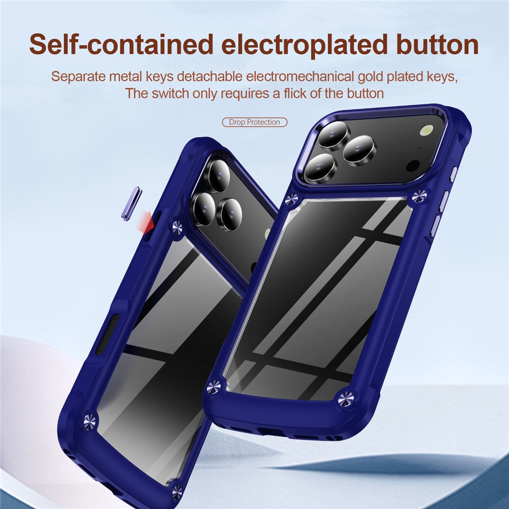  iPhone 17 Pro Max Skal Xtreme Shockproof Hybrid Blå - Teknikhallen.se