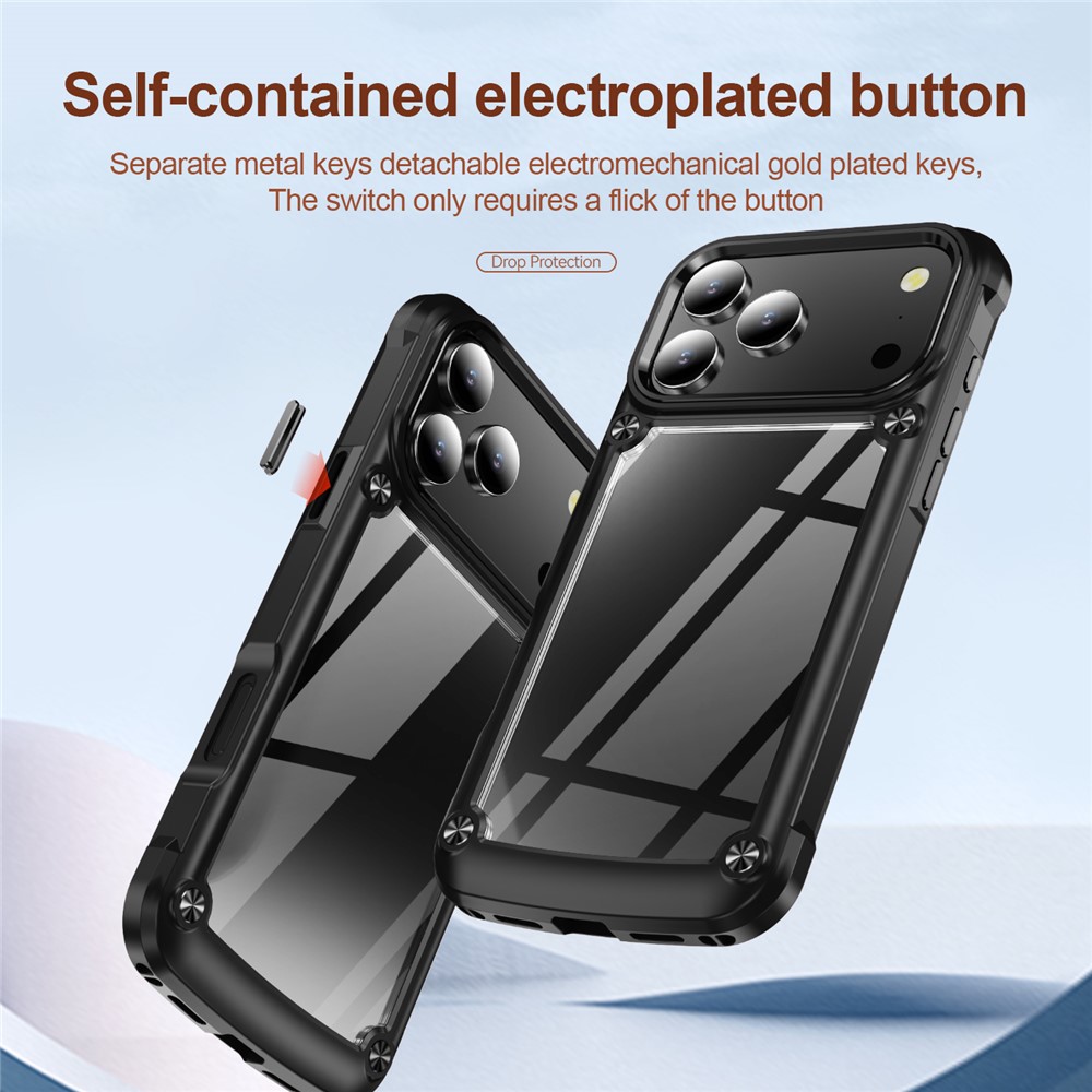  iPhone 17 Pro Max Skal Xtreme Shockproof Hybrid Svart - Teknikhallen.se