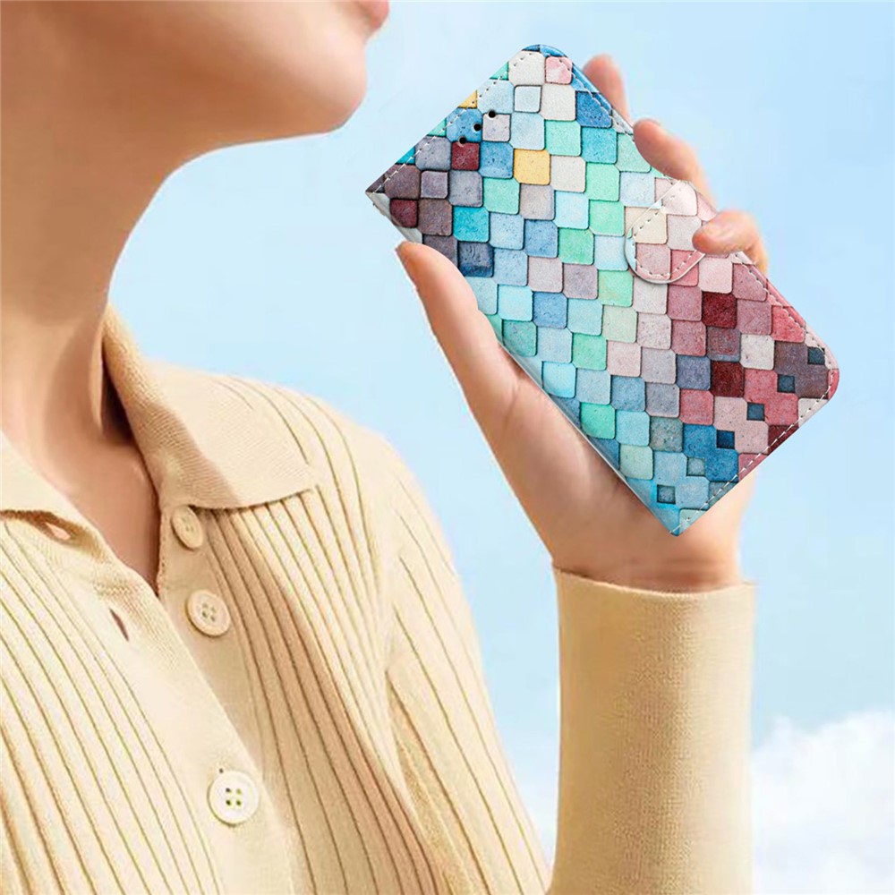  iPhone 17 Pro Max Fodral Med Tryck Grid - Teknikhallen.se