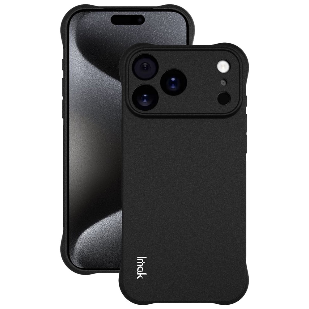 IMAK IMAK iPhone 17 Pro Max Skal TPU Shockproof Airbag Svart - Teknikhallen.se