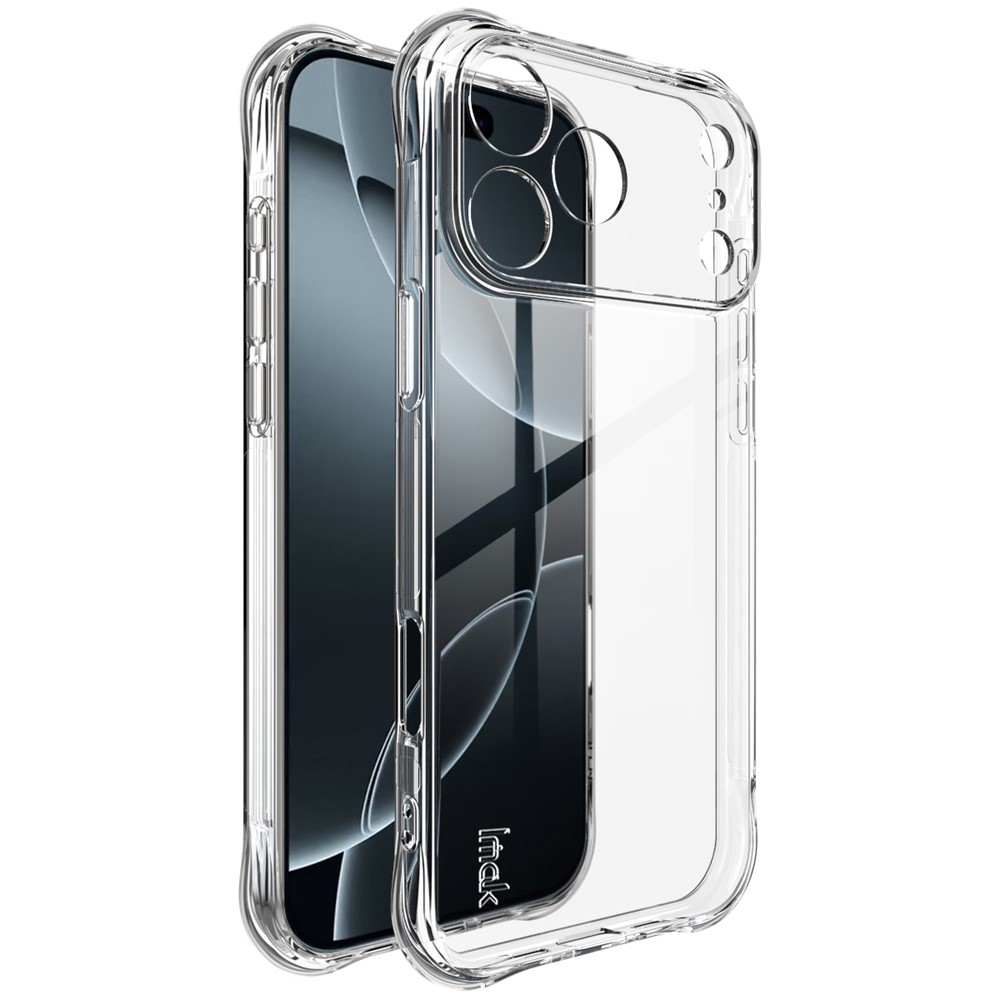 IMAK IMAK iPhone 17 Pro Max Skal TPU Shockproof Airbag Transparent - Teknikhallen.se