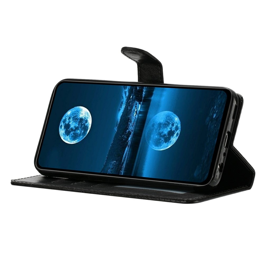  iPhone 17 Pro Max Fodral Läder Svart - Teknikhallen.se