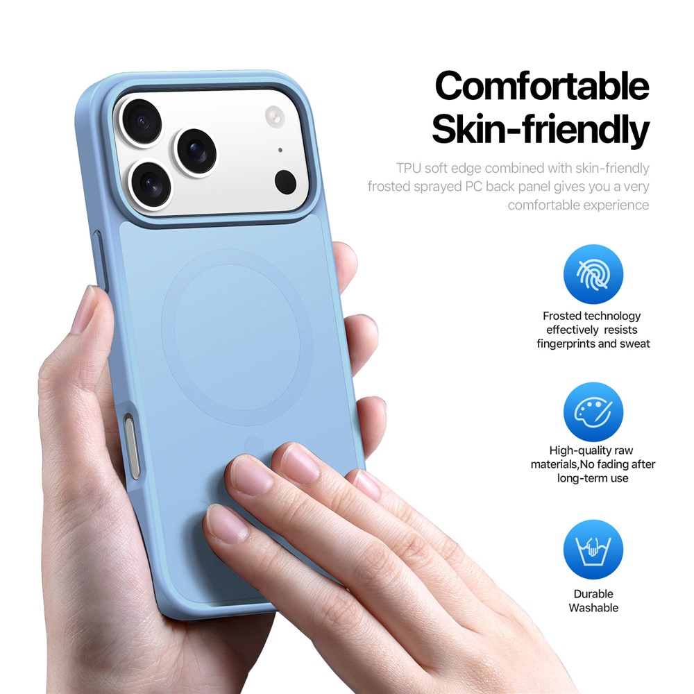 DUX DUCIS DUX DUCIS iPhone 17 Pro Max Skal MagSafe Yind Series Blå - Teknikhallen.se