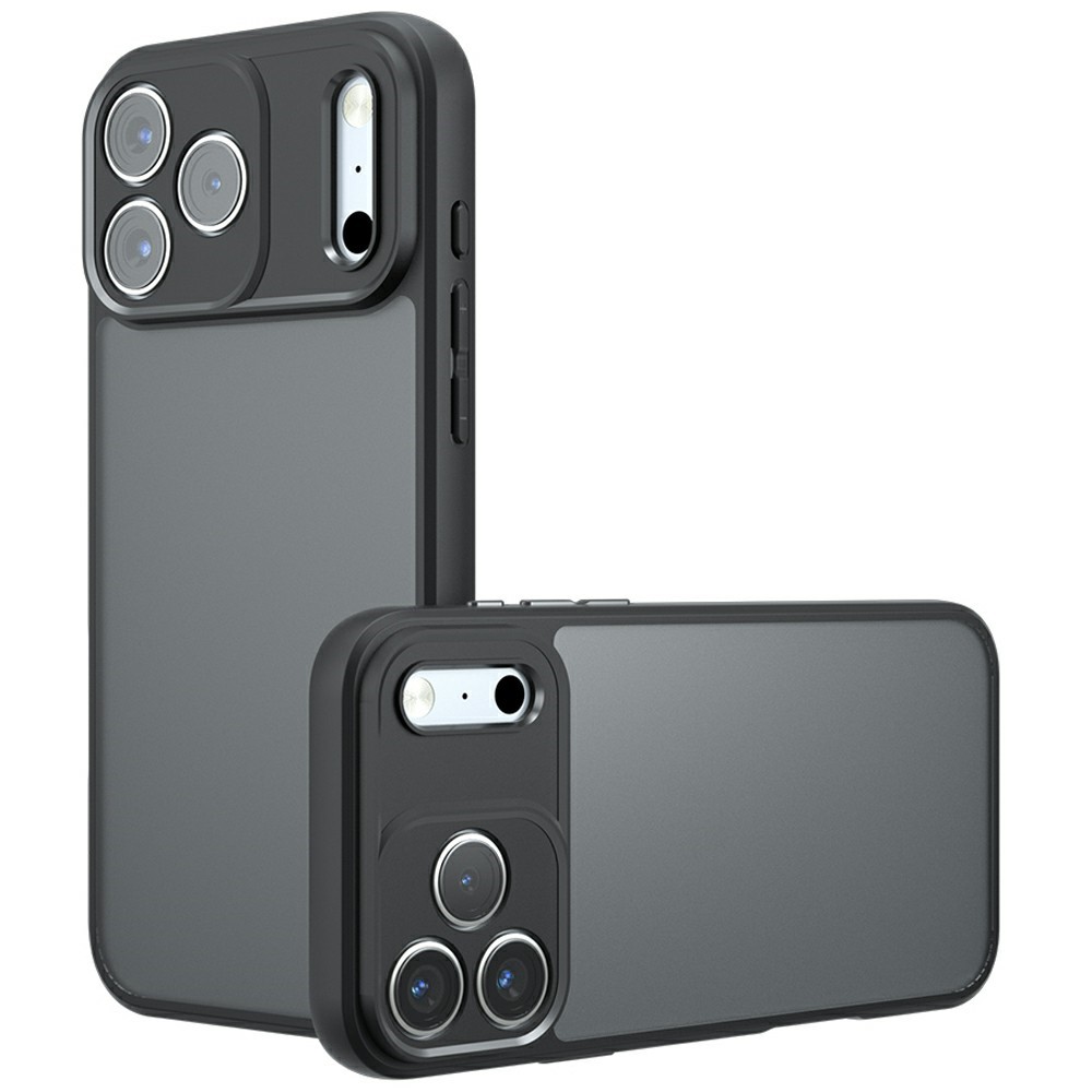  iPhone 17 Pro Max Skal Hybrid Svart - Teknikhallen.se