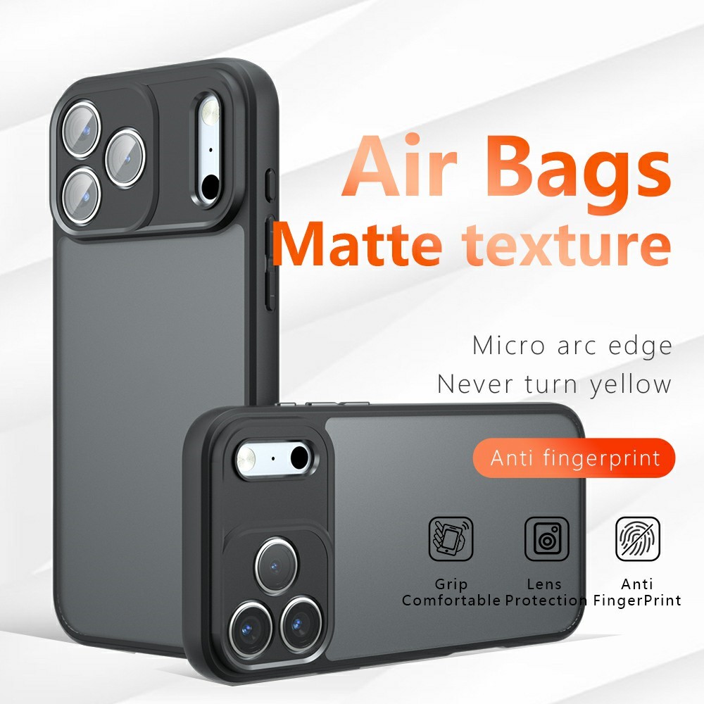  iPhone 17 Pro Max Skal Hybrid Svart - Teknikhallen.se