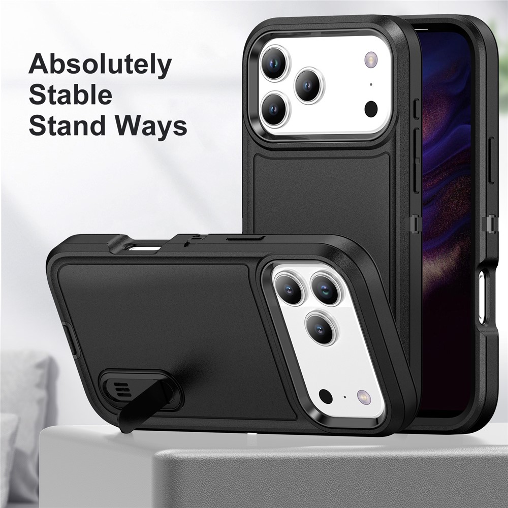  iPhone 17 Pro Max Skal Extreme Shockproof Hybrid Svart - Teknikhallen.se